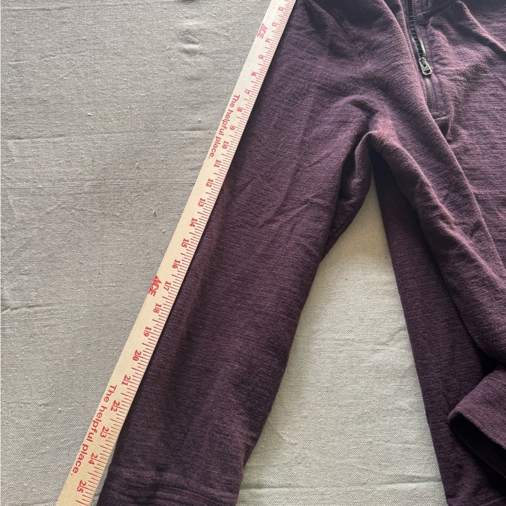 Calvin Klein Plum Quarter-Zip Top - Picture 6 of 7